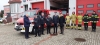 Przekazanie lekkiego samochodu ratownictwa technicznego SLRt dla Ochotniczej Straży Pożarnej w Klwowie