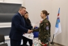 Wręczenie nagr&oacute;d w&nbsp;powiatowym konkursie.