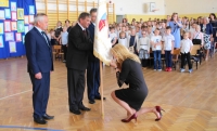 Nadanie imienia Jana Pawła II Publicznej Szkole Podstawowej w Odrzywole.