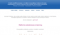 Informacja  dla beneficjent&oacute;w projektu internetowego w sprawie szkoleń na platformie e-learning.