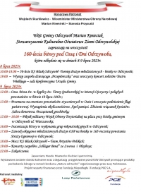 Zaproszenie na 160-lecie bitwy pod Ossą i Dni Odrzywołu