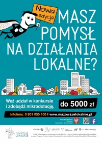 Mazowsze Lokalnie &ndash; mikrodotacje do wzięcia!