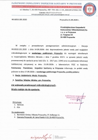 Przysucha - woda przydatna do spożycia.