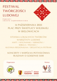 Zaproszenie na festiwal.