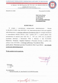 Przystałowice Duże - woda przydatna do spożycia