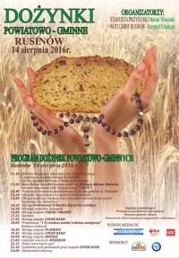 DOŻYNKI POWIATOWO-GMINNE RUSIN&Oacute;W 2016