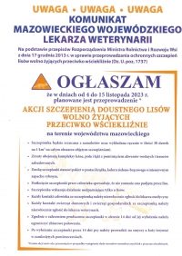 Szczepienie lis&oacute;w