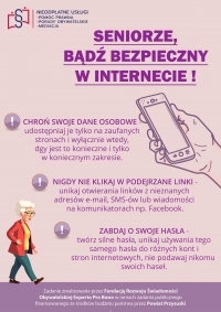 Seniorze, bądź bezpieczny w internecie!