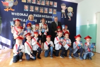 Ślubowanie klasy pierwszej w Gielniowie.