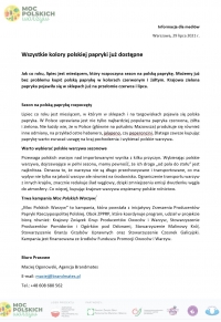 Wszystkie kolory polskiej papryki już dostępne