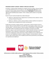 Powiat Przysuski z&nbsp;dofinansowaniem na: PROGRAM OCHRONY LUDNOŚCI I&nbsp;OBRONY CYWILNEJ W&nbsp;2025 ROKU