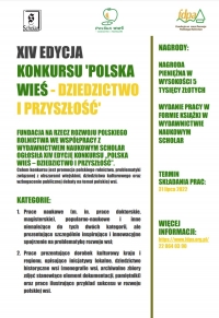 POLSKA WIEŚ - DZIEDZICTWO I PRZYSZŁOŚĆ - KONKURS