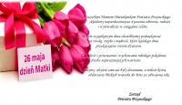 Życzenia z okazji Dnia Matki
