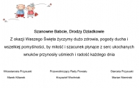 Życzenia z okazji Dnia Babci i Dziadka