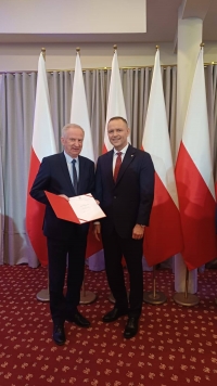 Starosta Przysuski Marian Niemirski będzie doradzał Prezydentowi Rzeczypospolitej Polskiej Karolowi Nawrockiemu