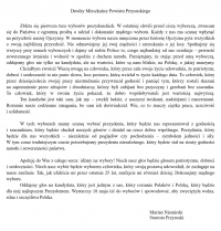 Apel Starosty Przysuskiego