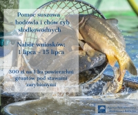 Pomoc suszowa dla utrzymujących stawy hodowlane &ndash; wnioski od środy