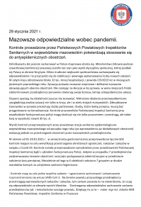 Mazowsze odpowiedzialne wobec pandemii.