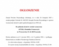 Ogłoszenie !!