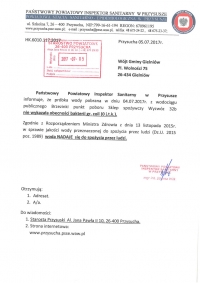 Brak bakterii Coli!!