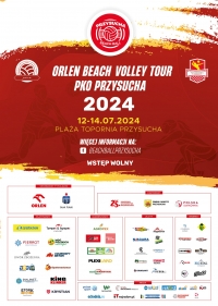 Orlen Beach Volley Tour PKO Przysucha 2024 już 12-14 lipca.