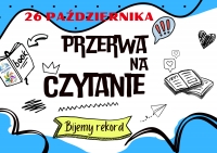 PRZERWA NA CZYTANIE &ndash; IV MIĘDZYNARODOWA EDYCJA
