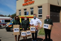 Myśliwi z&nbsp;pomocą pielęgniarkom, lekarzom i&nbsp;ratownikom