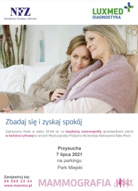 Bezpłatna mammografia w Przysusze