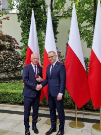 Starosta Marian Niemirski został odznaczony Krzyżem Kawalerskim Orderu Odrodzenia Polski.