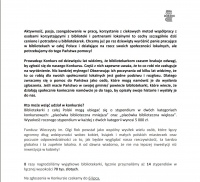 Konkurs bibliotekarza