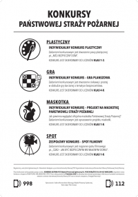 Konkurs kalendarzowy PSP na 2021 rok