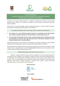 IX EDYCJA KONKURSU NA PRACE DOTYCZĄCE POLSKIEGO ROLNICTWA I OBSZAR&Oacute;W WIEJSKICH