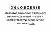 Sk&oacute;rcony czas pracy Starostwa w dniu 31.10.2016 r.
