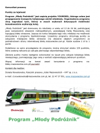 Program &bdquo;Młody Podr&oacute;żnik&rdquo;